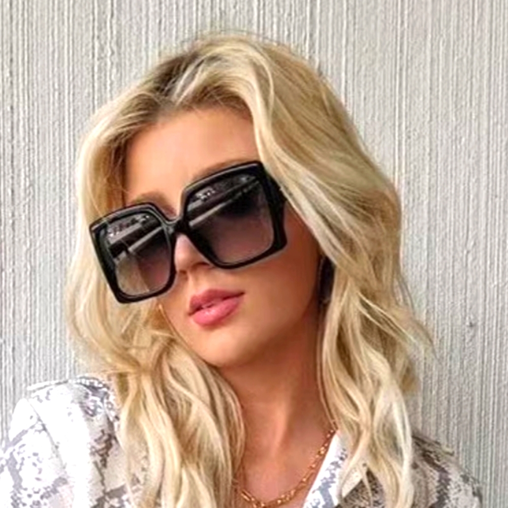 Gucci black square sunglasses GG0053S
